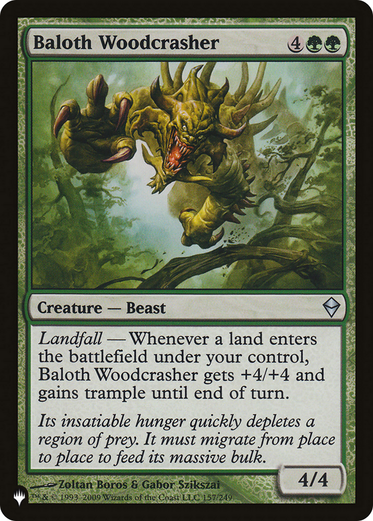 Baloth Woodcrasher [The List Reprints] | Card Citadel