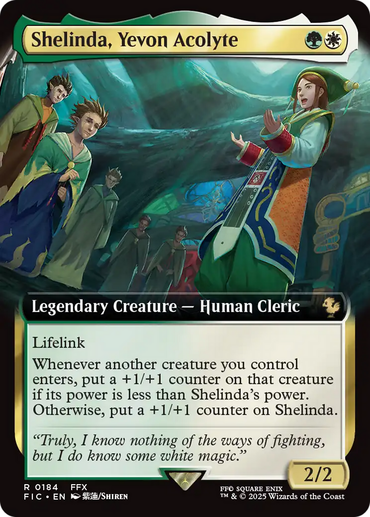 Shelinda, Yevon Acolyte (Extended Art) [FINAL FANTASY Commander] | Card Citadel