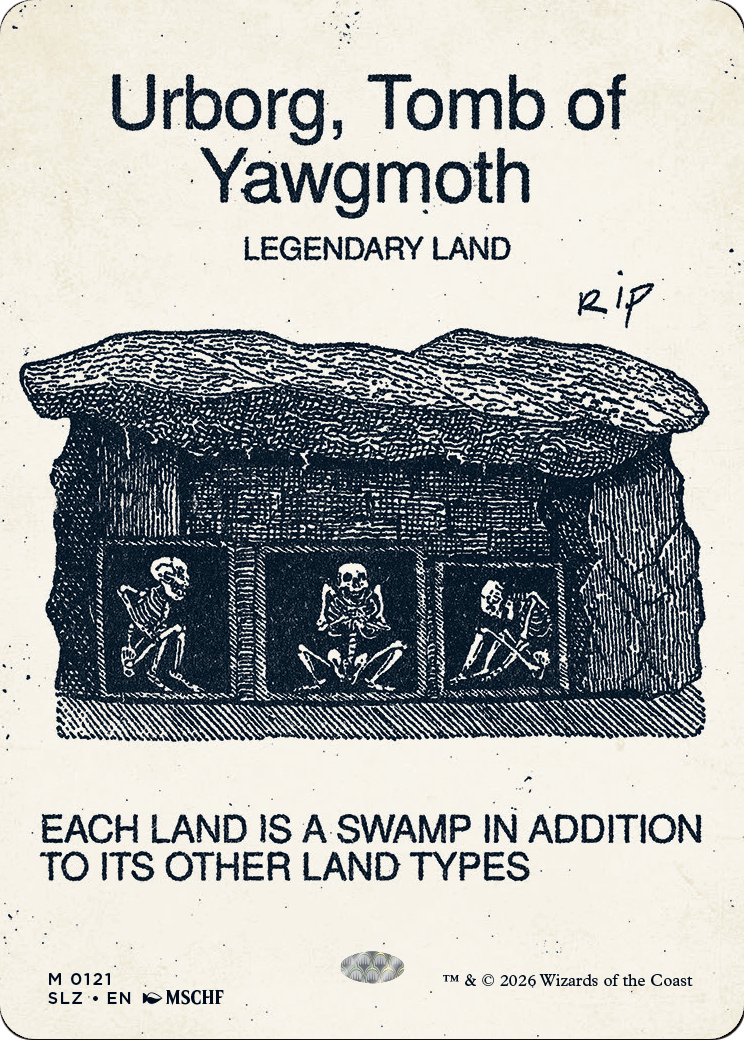 Urborg, Tomb of Yawgmoth (0121) [Secret Lair x MSCHF: The Zeta Set] | Card Citadel