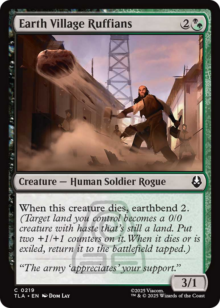 Earth Village Ruffians [Avatar: The Last Airbender] | Card Citadel