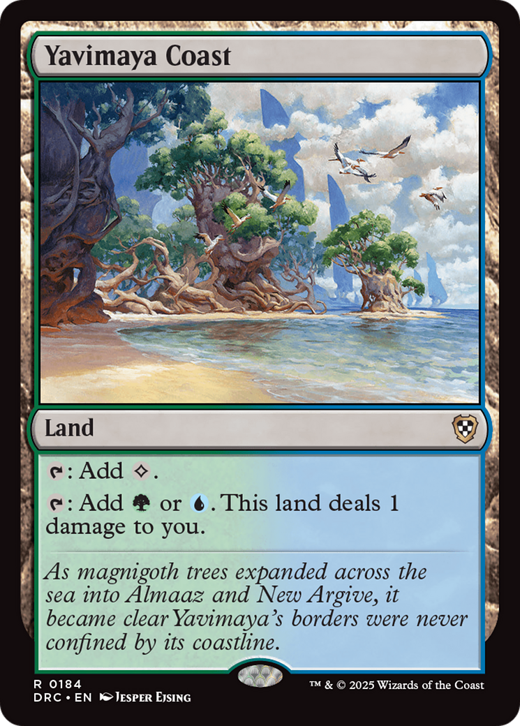 Yavimaya Coast [Aetherdrift Commander] | Card Citadel