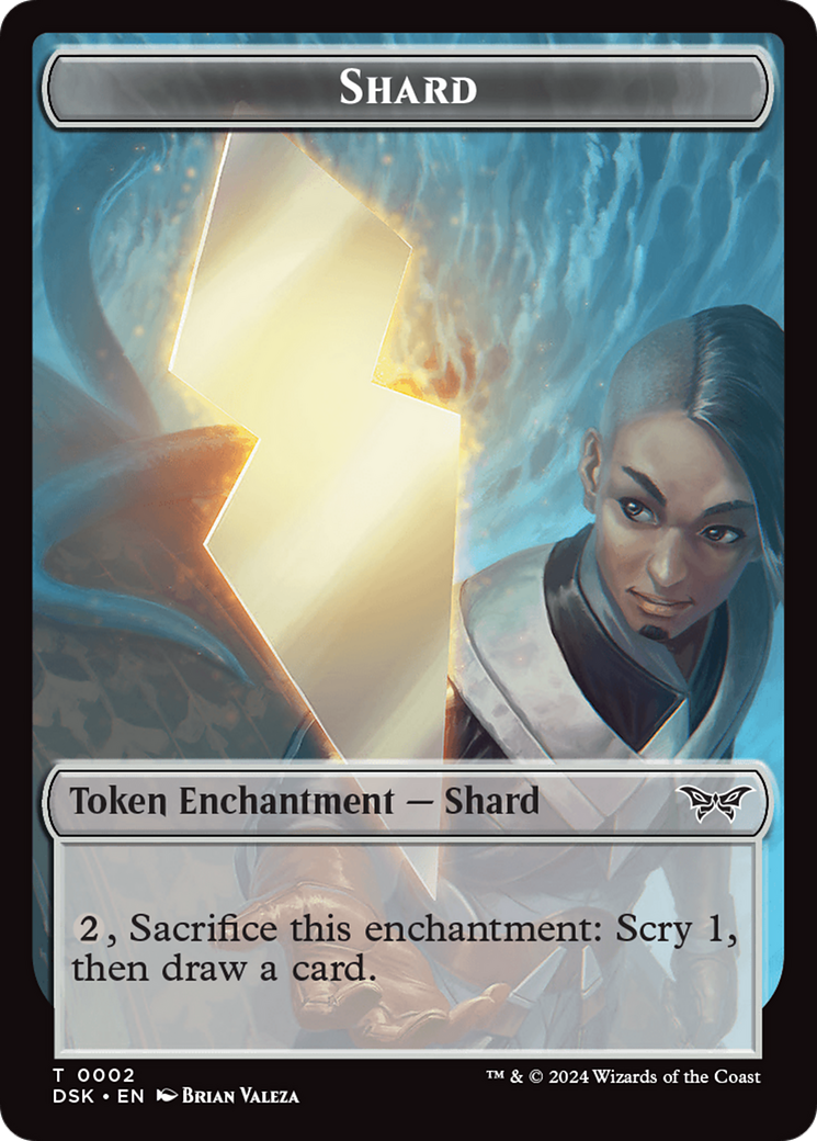 Glimmer // Shard Double-Sided Token [Duskmourn: House of Horror Tokens] | Card Citadel