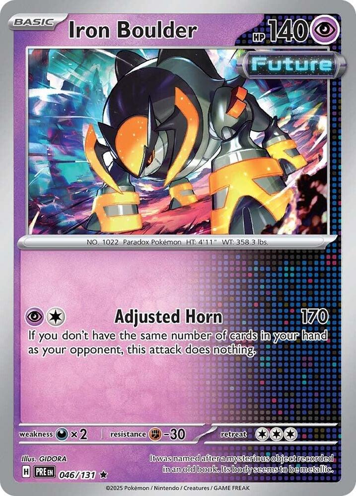 Iron Boulder (046/131) [Scarlet & Violet: Prismatic Evolutions] | Card Citadel