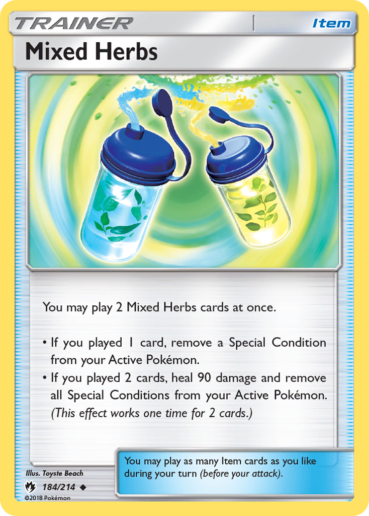 Mixed Herbs (184/214) [Sun & Moon: Lost Thunder] | Card Citadel