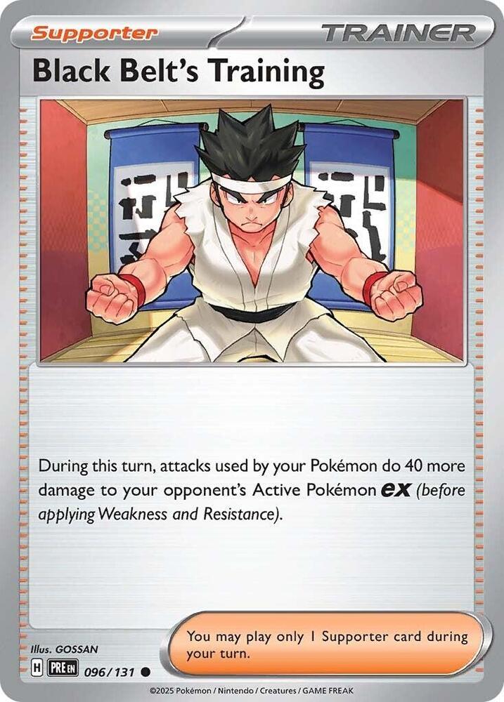 Black Belt's Training (096/131) [Scarlet & Violet: Prismatic Evolutions] | Card Citadel