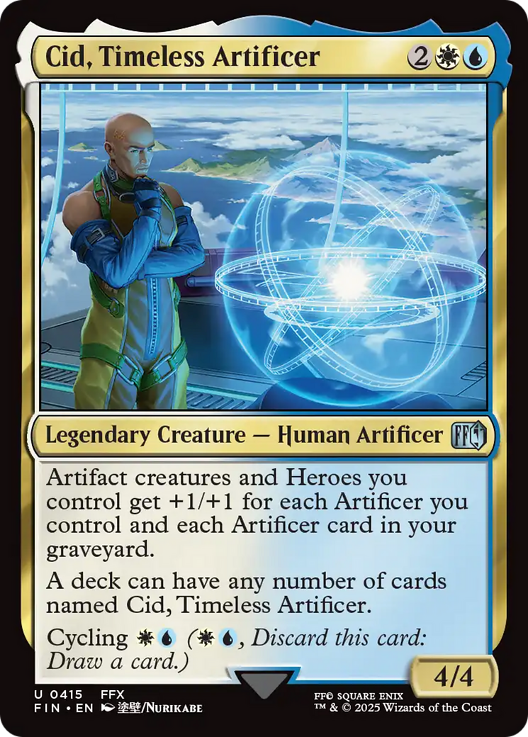 Cid, Timeless Artificer (0415) [FINAL FANTASY] | Card Citadel