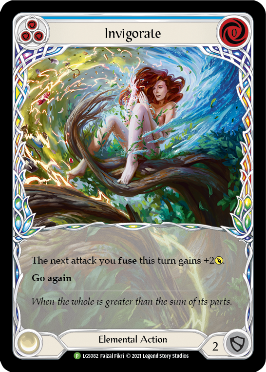 Invigorate (Blue) [LGS082] (Promo)  Rainbow Foil | Card Citadel