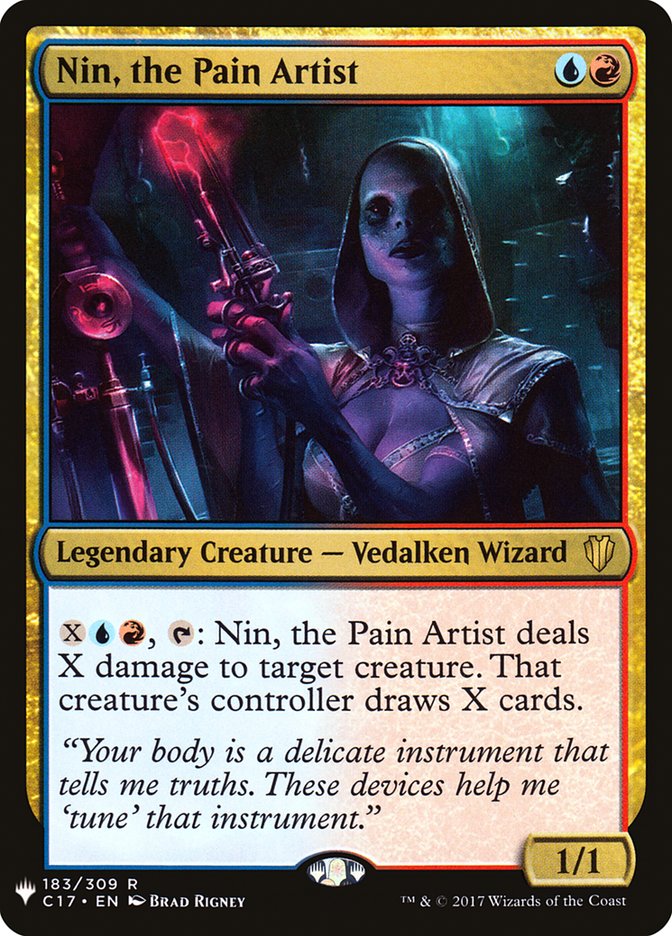 Nin, the Pain Artist [The List] | Card Citadel