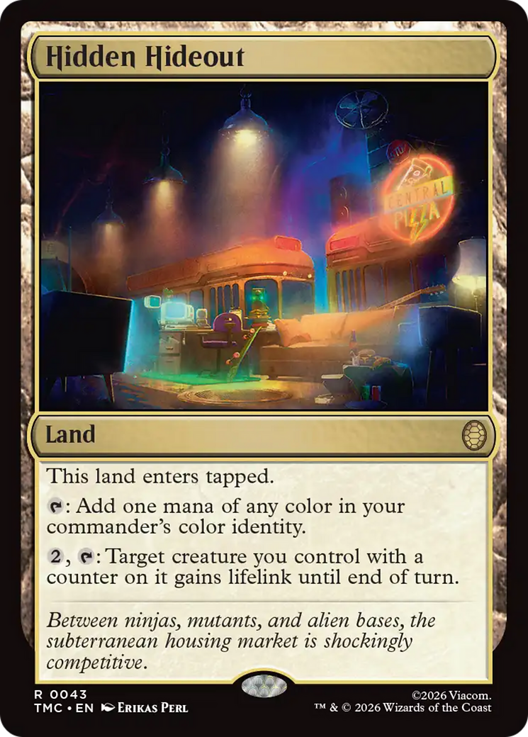 Hidden Hideout [Teenage Mutant Ninja Turtles Commander] | Card Citadel