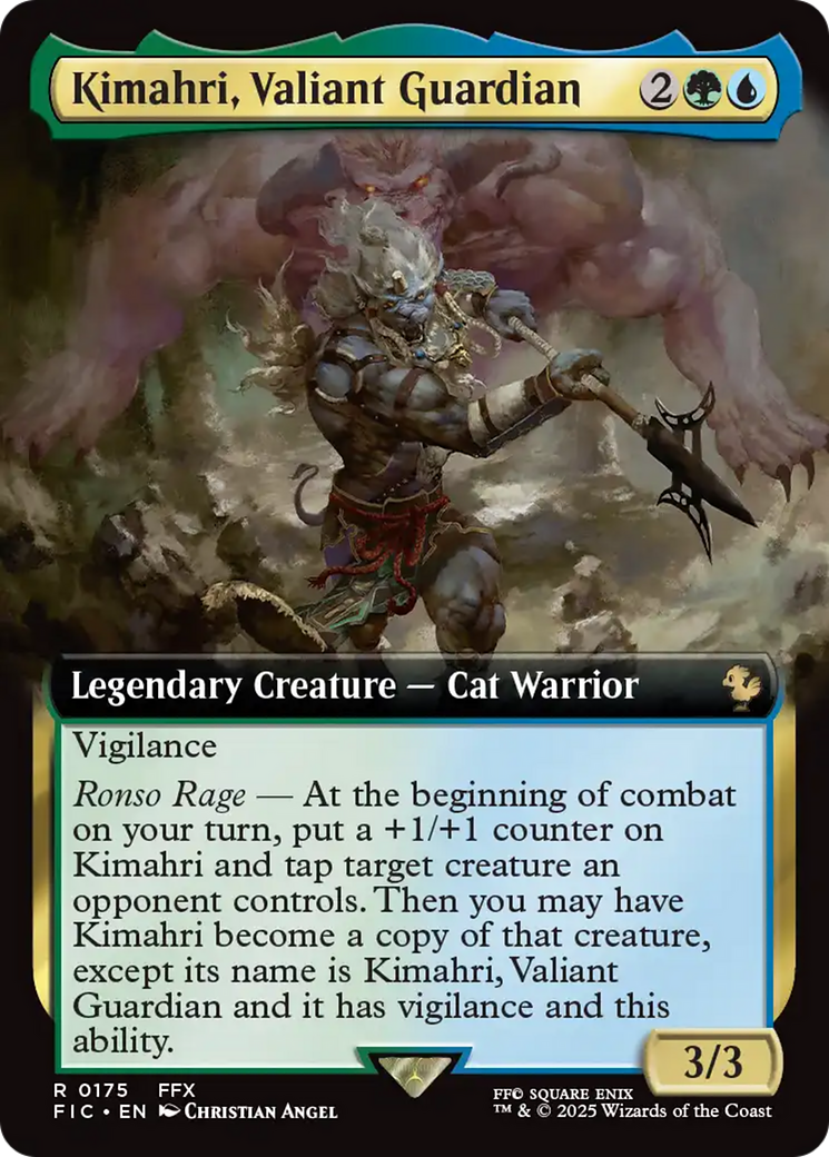 Kimahri, Valiant Guardian (Extended Art) [FINAL FANTASY Commander] | Card Citadel