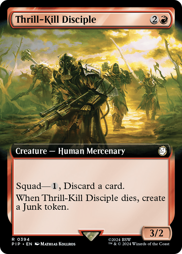 Thrill-Kill Disciple (Extended Art) [Fallout] | Card Citadel