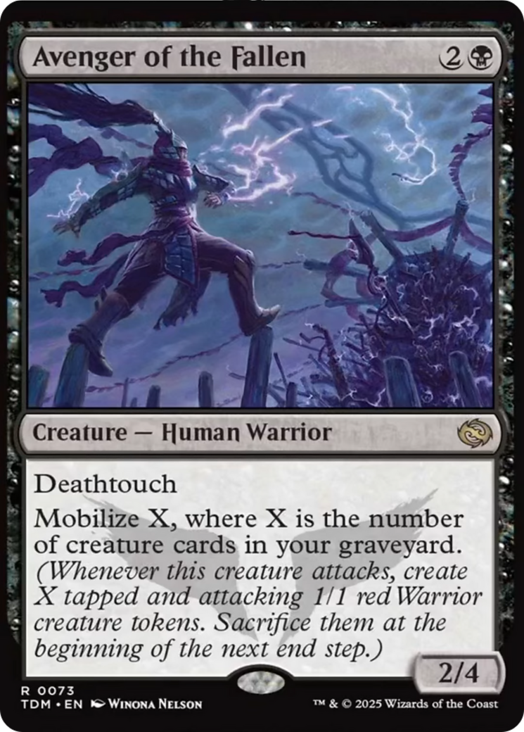 Avenger of the Fallen [Tarkir: Dragonstorm] | Card Citadel