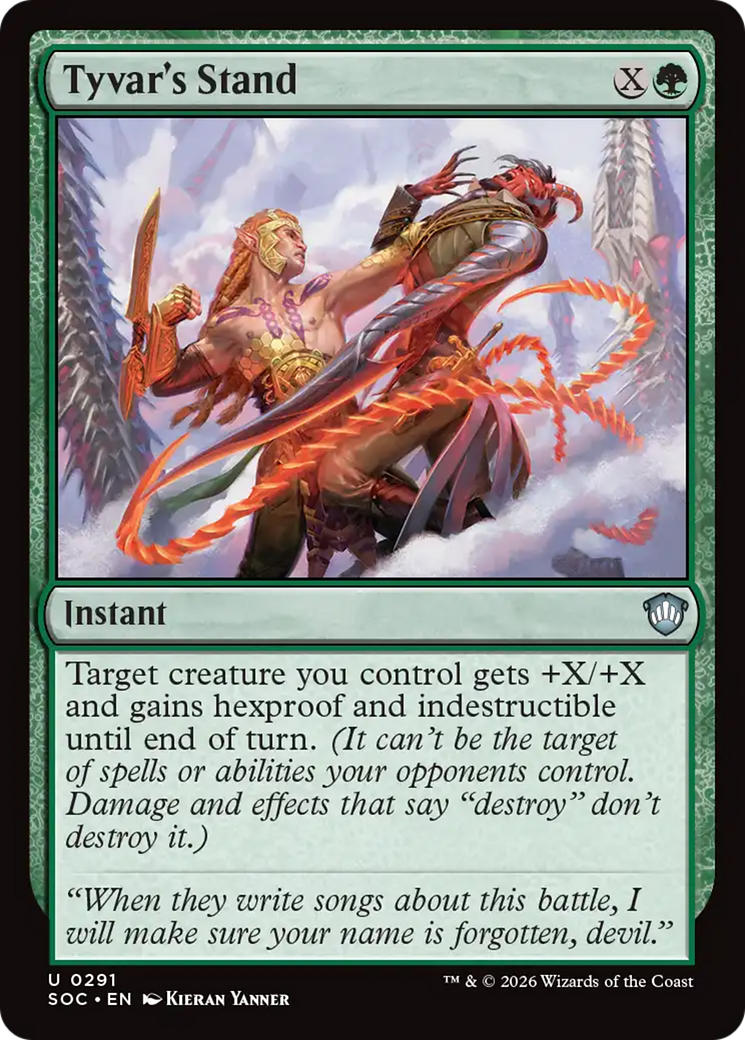 Tyvar's Stand [Secrets of Strixhaven Commander] | Card Citadel