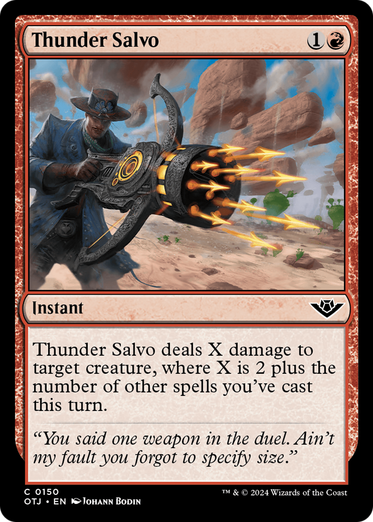 Thunder Salvo [Outlaws of Thunder Junction] | Card Citadel