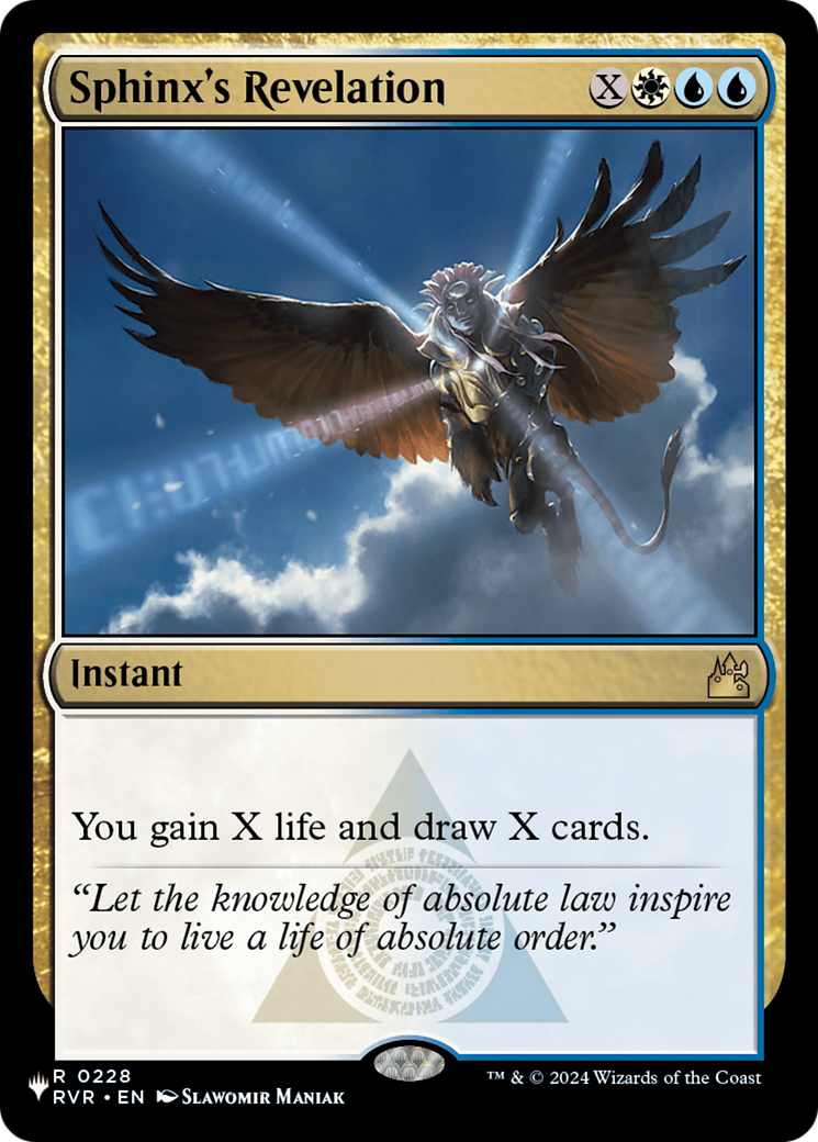 Sphinx's Revelation [The List] | Card Citadel