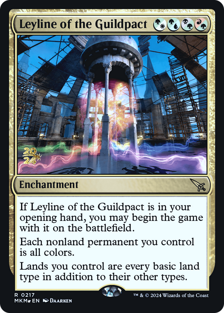 Leyline of the Guildpact [Murders at Karlov Manor Prerelease Promos] | Card Citadel