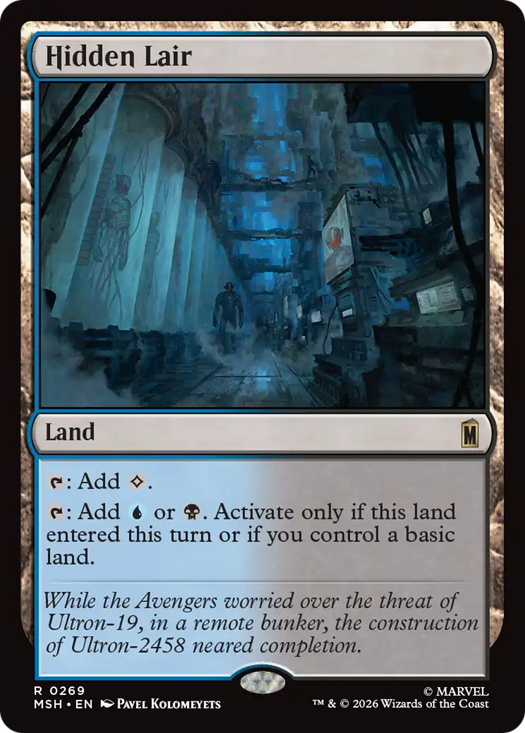 Hidden Lair [Marvel Super Heroes] | Card Citadel