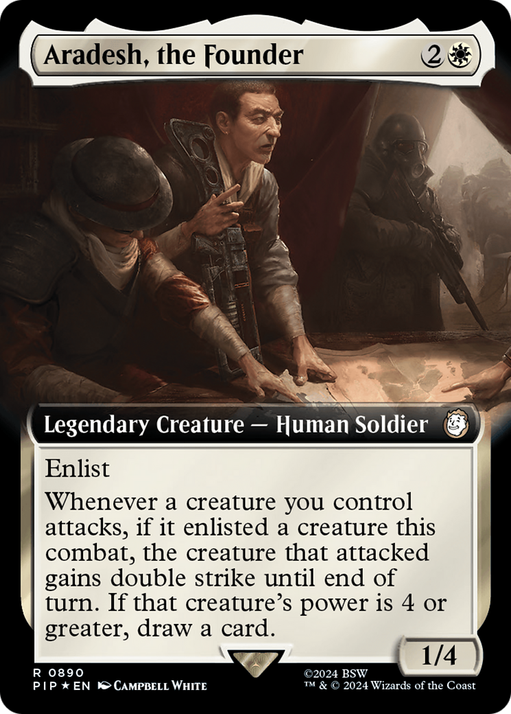 Aradesh, the Founder (Extended Art) (Surge Foil) [Fallout] | Card Citadel