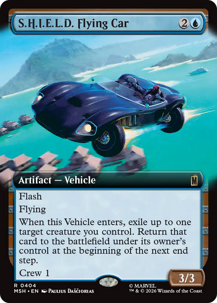S.H.I.E.L.D. Flying Car (Extended Art) [Marvel Super Heroes] | Card Citadel
