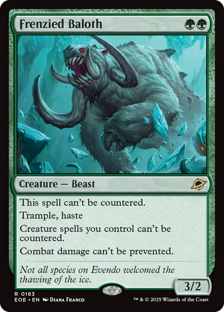 Frenzied Baloth [Edge of Eternities] | Card Citadel