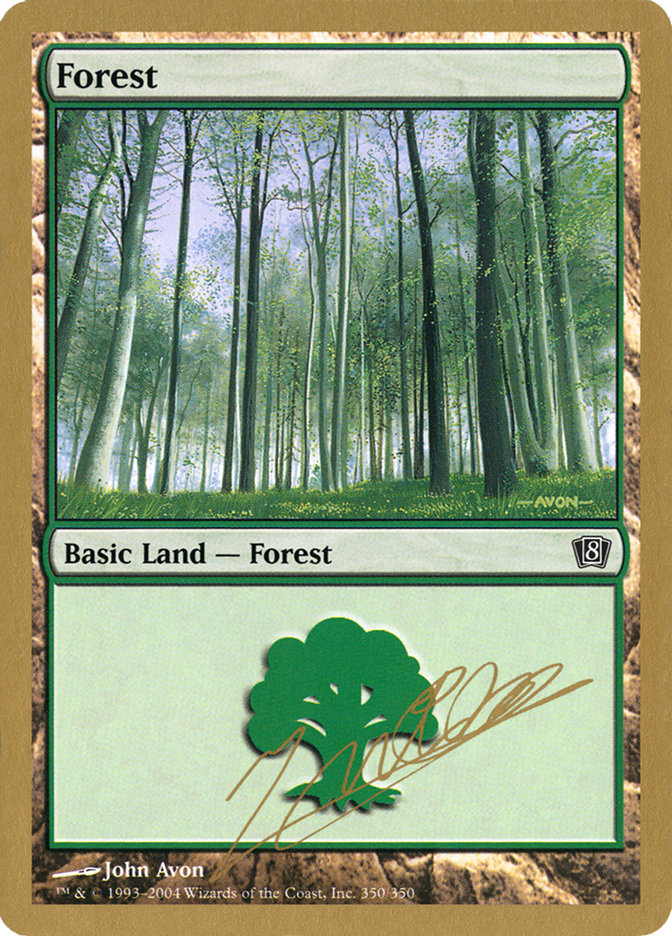 Forest (jn350) (Julien Nuijten) [World Championship Decks 2004] | Card Citadel