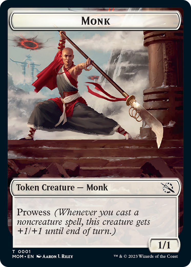 Monk // Kraken Double-Sided Token [March of the Machine Tokens] | Card Citadel