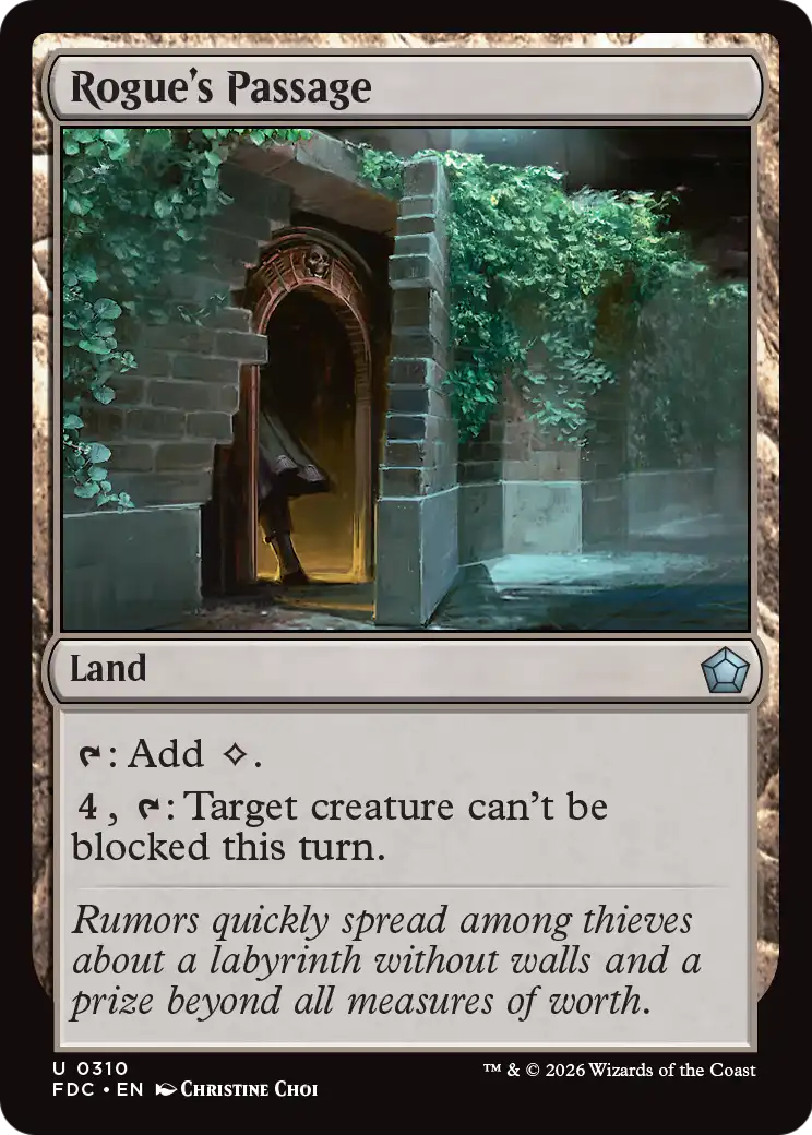 Rogue's Passage [Foundations Commander] | Card Citadel