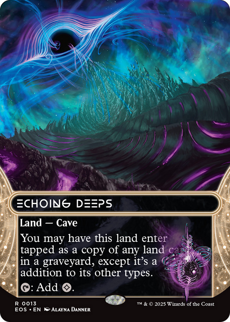 Echoing Deeps (0013) (Borderless) [Edge of Eternities: Stellar Sights] | Card Citadel