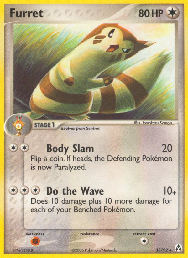 Furret (33/92) [EX: Legend Maker] | Card Citadel