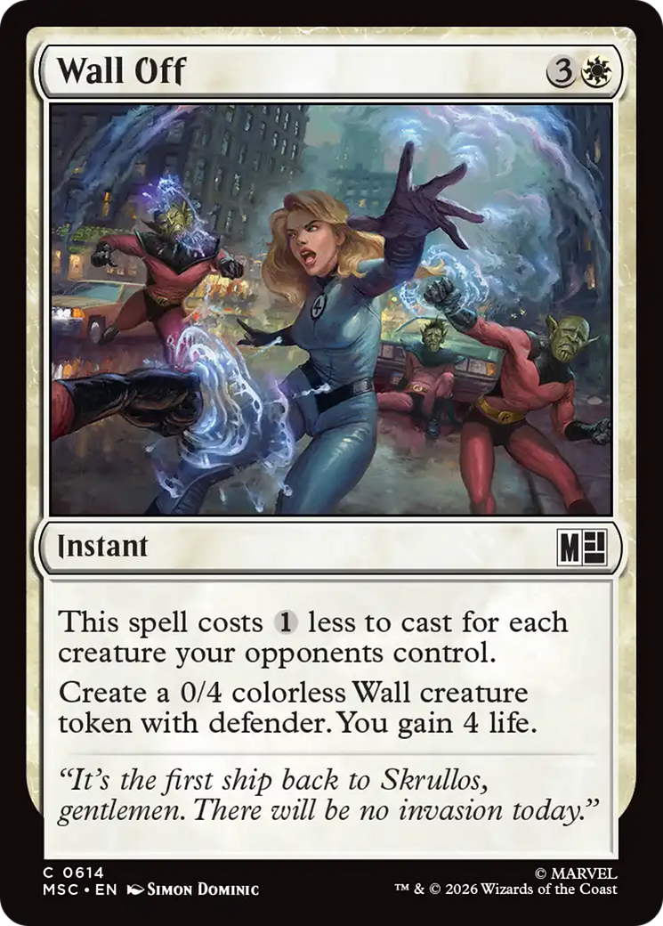 Wall Off [Marvel Super Heroes Commander] | Card Citadel