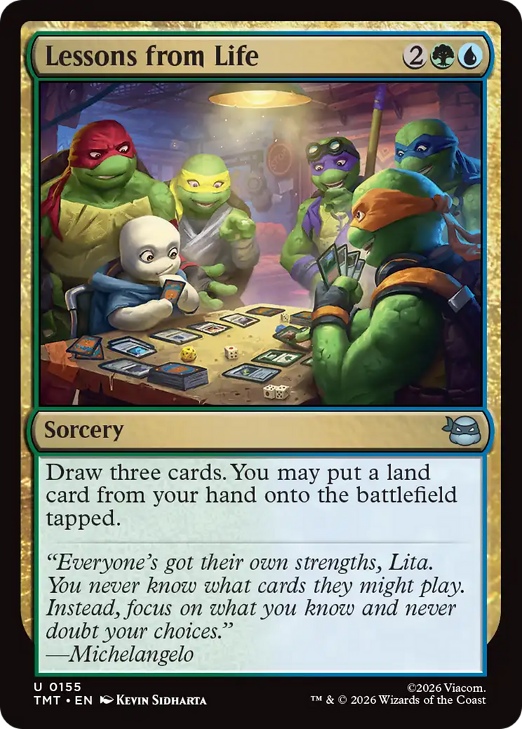 Lessons from Life [Teenage Mutant Ninja Turtles] | Card Citadel