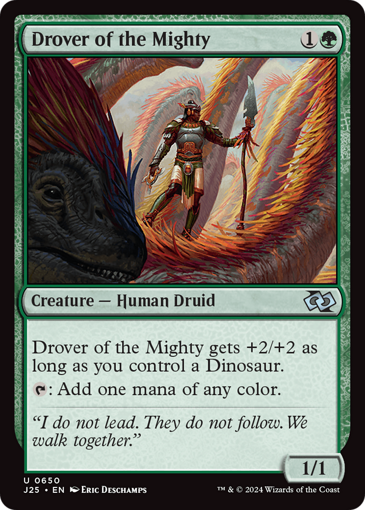 Drover of the Mighty [Foundations Jumpstart] | Card Citadel