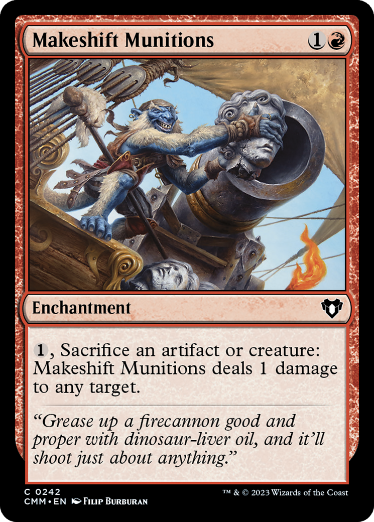 Makeshift Munitions [Commander Masters] | Card Citadel