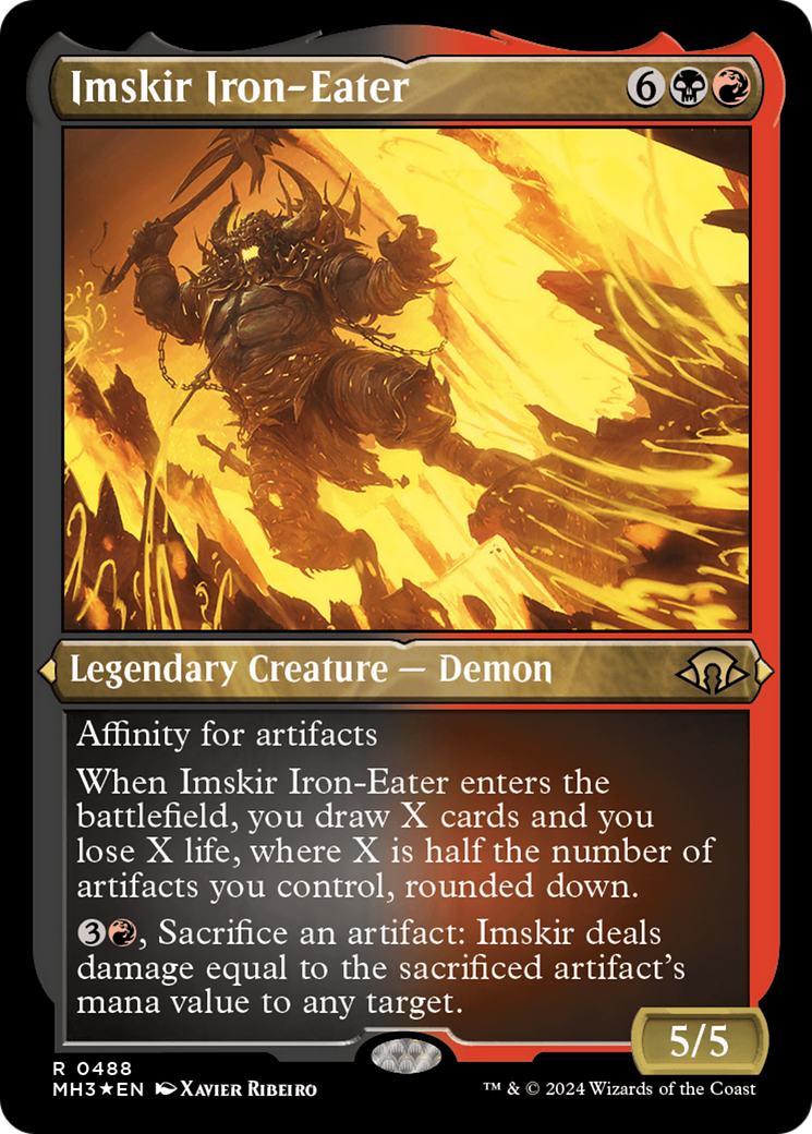 Imskir Iron-Eater (Foil Etched) [Modern Horizons 3] | Card Citadel