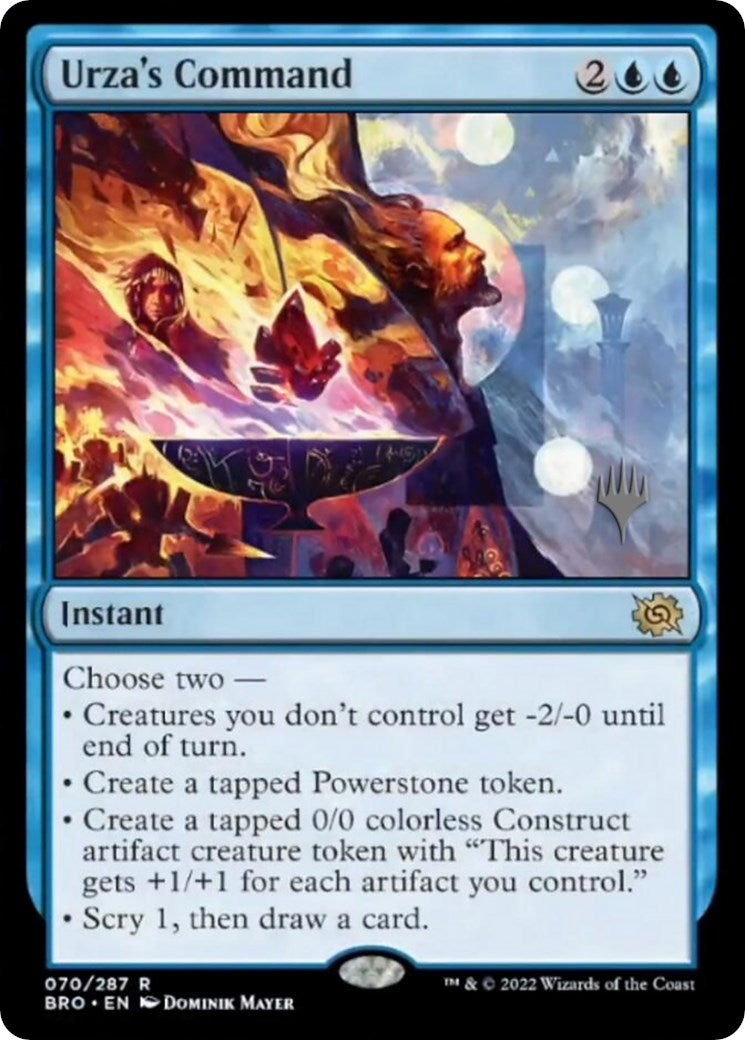 Urza's Command (Promo Pack) [The Brothers' War Promos] | Card Citadel