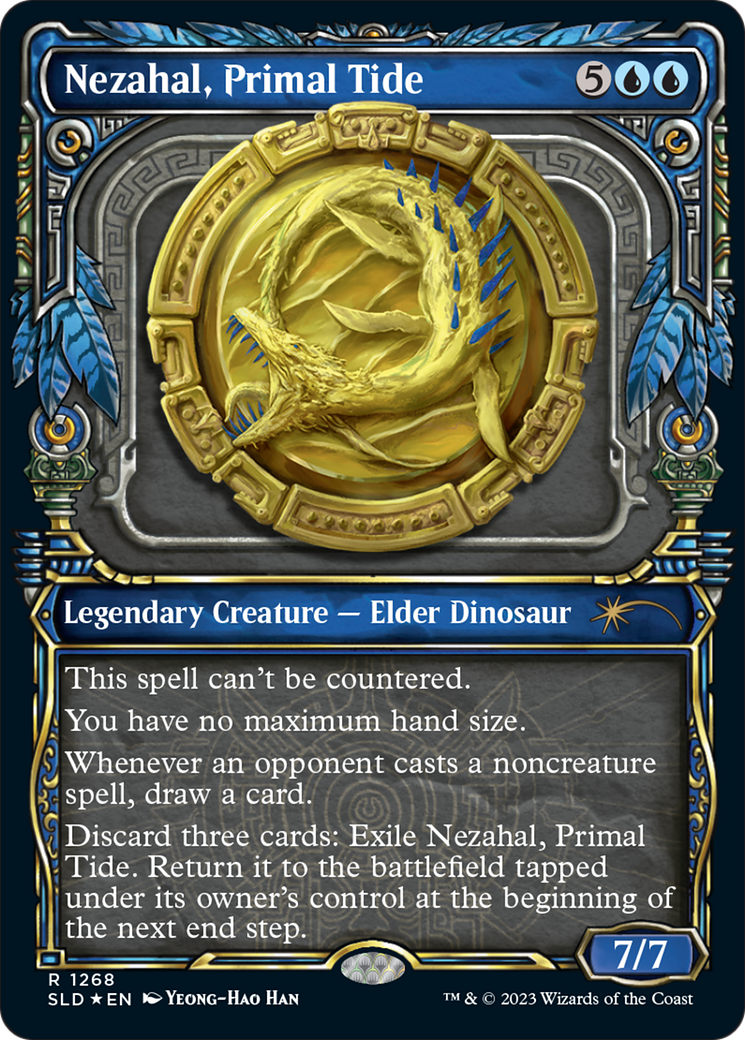 Nezahal, Primal Tide (Halo Foil) [Secret Lair Drop Series] | Card Citadel