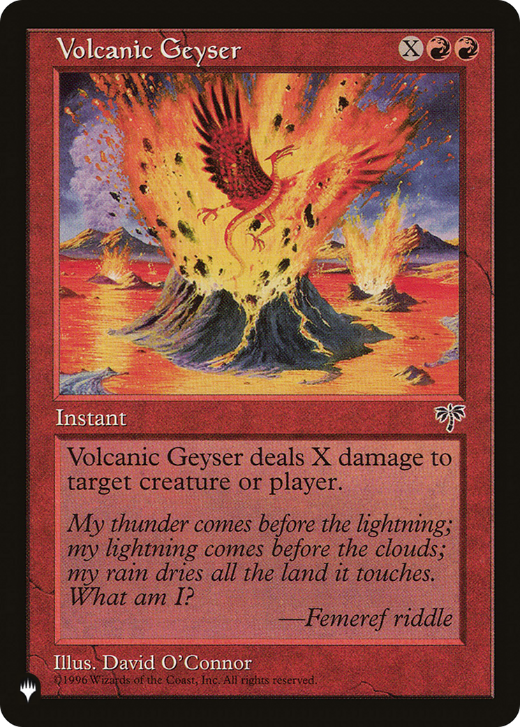 Volcanic Geyser [The List Reprints] | Card Citadel