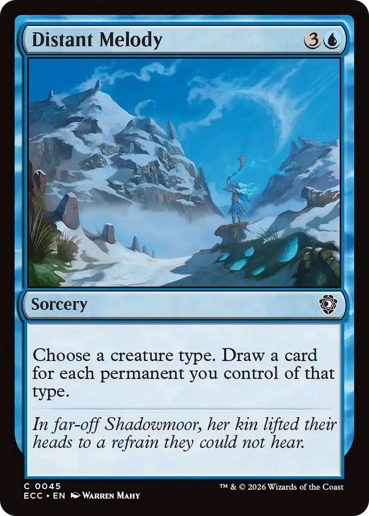 Distant Melody [Lorwyn Eclipsed Commander] | Card Citadel