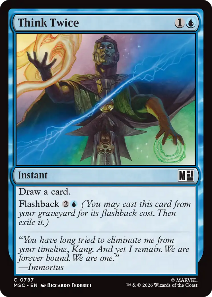 Think Twice [Marvel Super Heroes Commander] | Card Citadel