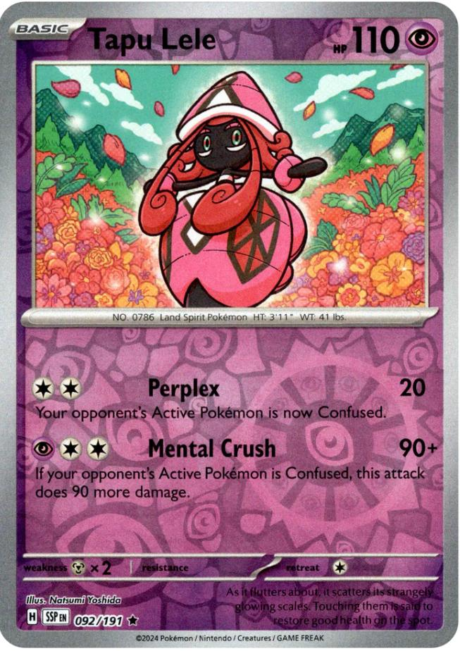 Tapu Lele (092/191) [Scarlet & Violet: Surging Sparks] | Card Citadel