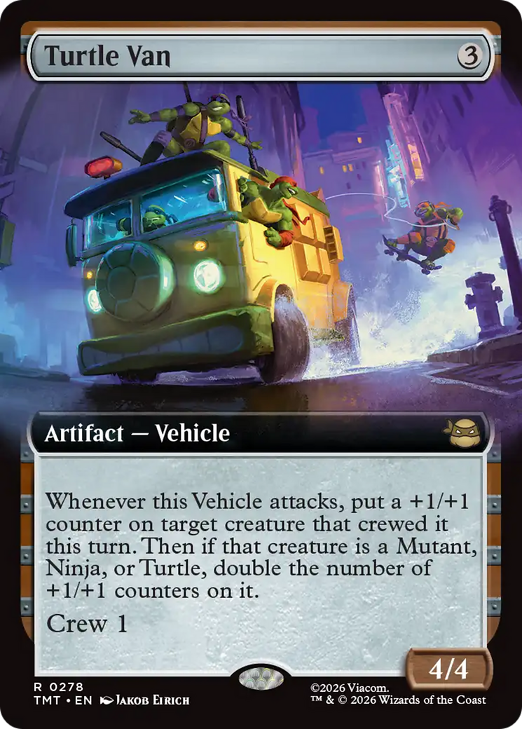 Turtle Van (Extended Art) [Teenage Mutant Ninja Turtles] | Card Citadel