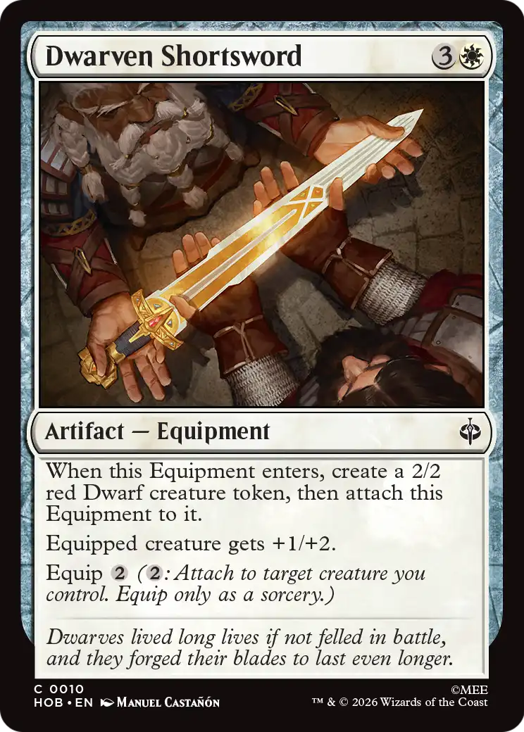 Dwarven Shortsword [The Hobbit] | Card Citadel