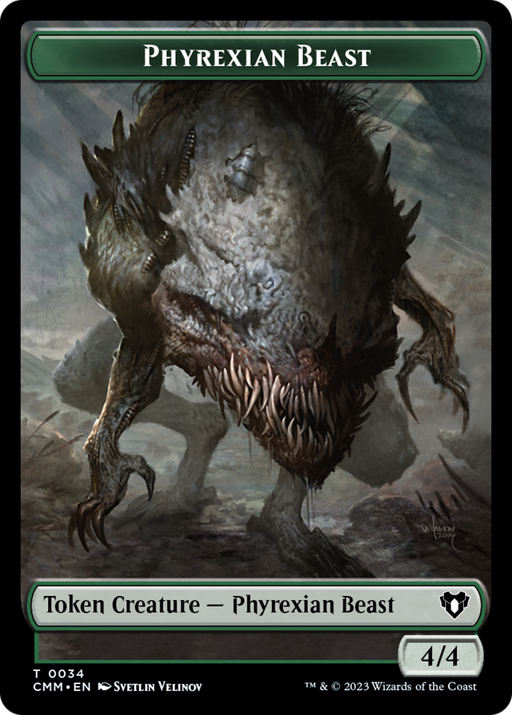 Phyrexian Beast Token [Commander Masters Tokens] | Card Citadel