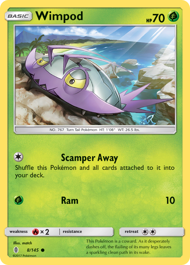 Wimpod (8/145) [Sun & Moon: Guardians Rising] | Card Citadel