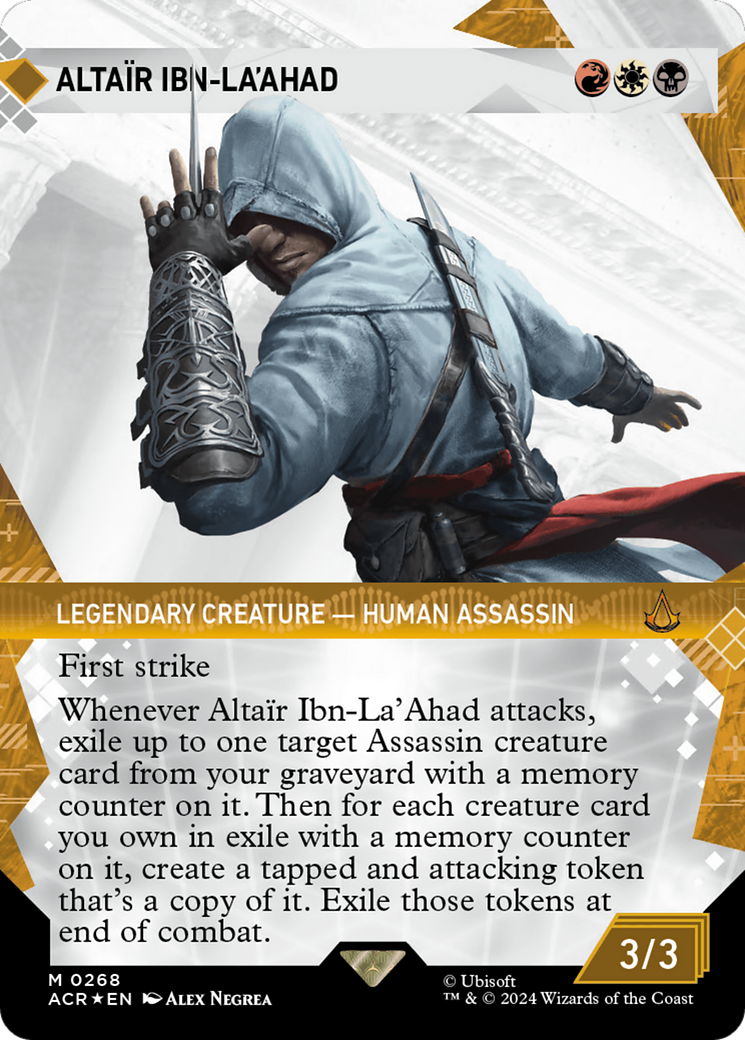 Altair Ibn-La'Ahad (Showcase) (Textured Foil) [Assassin's Creed] | Card Citadel