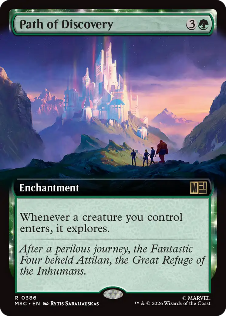Path of Discovery (Extended Art) [Marvel Super Heroes Commander] | Card Citadel
