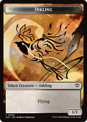 Fractal (0004) // Inkling (006) Double-Sided Token [Secrets of Strixhaven Tokens] | Card Citadel