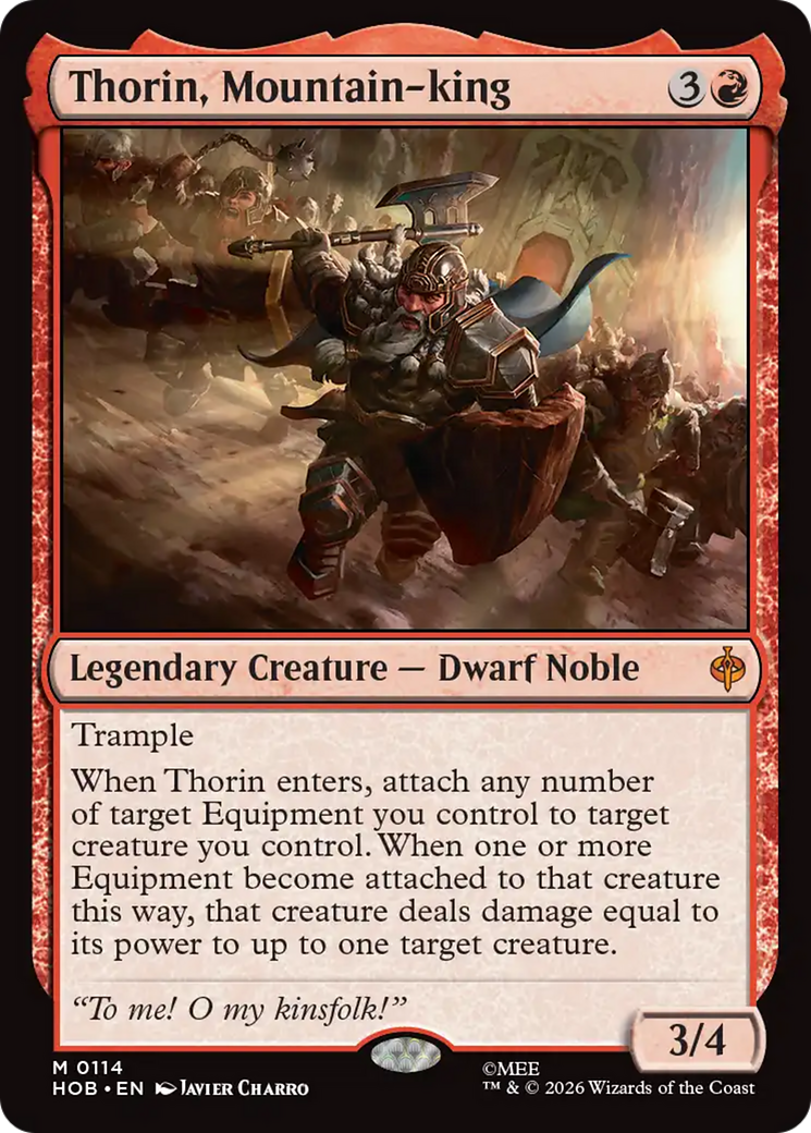 Thorin, Mountain-king [The Hobbit] | Card Citadel