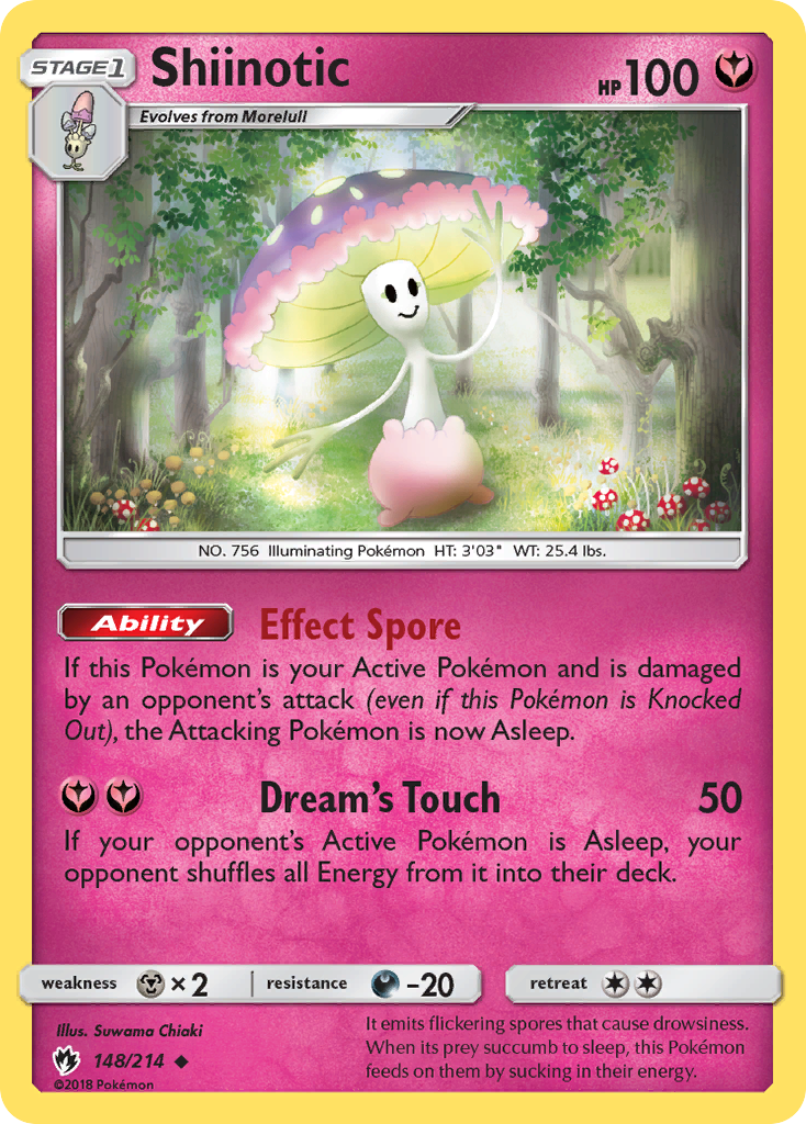 Shiinotic (148/214) [Sun & Moon: Lost Thunder] | Card Citadel