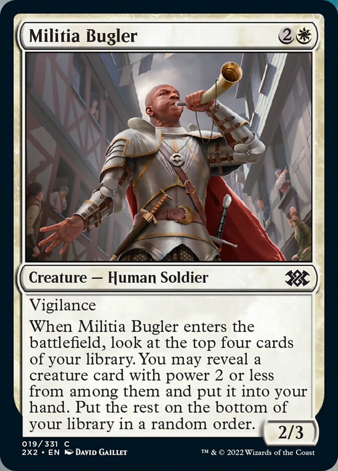 Militia Bugler [Double Masters 2022] | Card Citadel